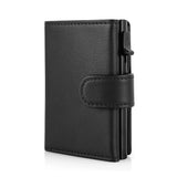 NNEOBA Slim Leather RFID Blocking Wallet with Coin Pocket