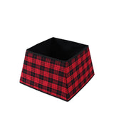 NNEOBA Christmas Red Lattice Tree Base Decoration
