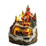 NNEOBA Rotating Christmas Luminous Resin Ornament - 360°