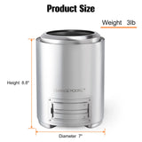 NNEOBA Portable Outdoor Steel Camping Firewood Stove