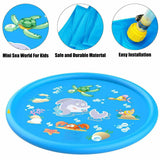 NNEOBA Inflatable Water Pool Sprinkler Mat for Kids