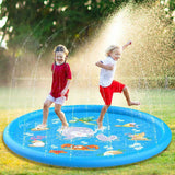 NNEOBA Inflatable Water Pool Sprinkler Mat for Kids