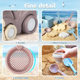NNEOBA Children's Beach Truck and Princess Tea Set Toys