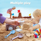 NNEOBA Children's Beach Truck and Princess Tea Set Toys