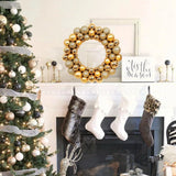 NNEOBA Christmas Ball Wreath Front Door Decoration