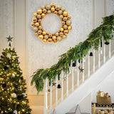 NNEOBA Christmas Ball Wreath Front Door Decoration