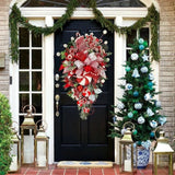 NNEOBA Christmas Candy Cane Swag Door Hanging Wreath