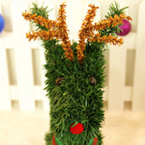 NNEOBA Christmas Elk Reindeer Window Mall Decoration