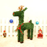 NNEOBA Christmas Elk Reindeer Window Mall Decoration