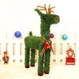 NNEOBA Christmas Elk Reindeer Window Mall Decoration