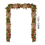 NNEOBA Christmas Vine Ring Wreath Door Garland Decoration