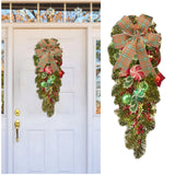 NNEOBA Christmas Vine Ring Wreath Door Garland Decoration