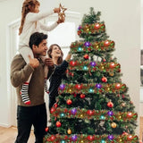 NNEOBA Christmas LED Tinsel Garland with Lights