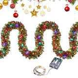 NNEOBA Christmas LED Tinsel Garland with Lights
