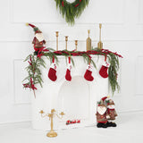 NNEOBA Christmas Garland with Pinecones & Red Berries Wreath