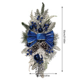NNEOBA Christmas Wreath Rustic Double Pinecone Decor
