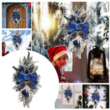 NNEOBA Christmas Wreath Rustic Double Pinecone Decor
