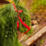 NNEOBA Christmas Horsehead Pine Needle Garland Decoration