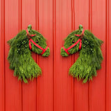 NNEOBA Christmas Horsehead Pine Needle Garland Decoration