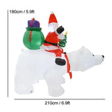 NNEOBA Christmas Inflatable Decoration Toy with Built-in LED Lights