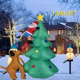 NNEOBA Christmas Inflatable Tree with LED Lights - 6ft