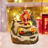 NNEOBA Rotating Christmas Luminous Resin Ornament - 360°