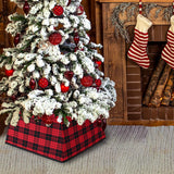 NNEOBA Christmas Red Lattice Tree Base Decoration