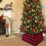 NNEOBA Christmas Red Lattice Tree Base Decoration