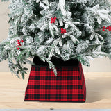 NNEOBA Christmas Red Lattice Tree Base Decoration