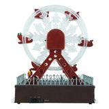 NNEOBA Rotating Christmas Ferris Wheel with Glowing Lights and Music