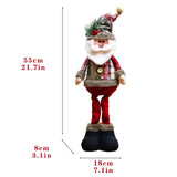 NNEOBA Christmas Santa Leg Table Mantel Decoration Set