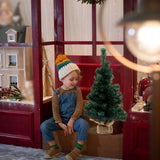 NNEOBA Premium Hinged Artificial Christmas Tree with Metal Stand