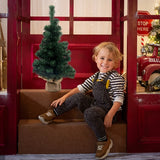 NNEOBA Premium Hinged Artificial Christmas Tree with Metal Stand