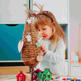 NNEOBA Christmas Vine Crafts Rattan Wreath