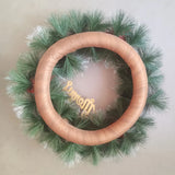 NNEOBA Artificial Christmas Wreath Pine Needle Wall Decoration