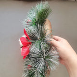 NNEOBA Artificial Christmas Wreath Pine Needle Wall Decoration