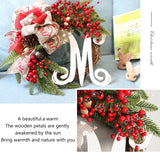 NNEOBA Christmas Wreath Artificial Hanging Garland