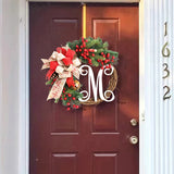 NNEOBA Christmas Wreath Artificial Hanging Garland