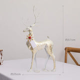 NNEOBA Wrought Iron Reindeer Christmas Ornament