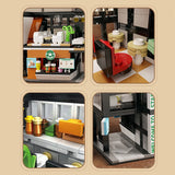 NNEOBA Star Coffee House Cafe Building Blocks Set (581Pcs)