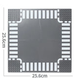NNEOBA City Road Baseplate Block for Kids DIY Building