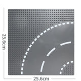 NNEOBA City Road Baseplate Block for Kids DIY Building