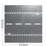 NNEOBA City Road Baseplate Block for Kids DIY Building