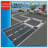 NNEOBA City Road Baseplate Block for Kids DIY Building