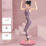 NNEOBA Silent Twist Waist Disc Abdominal Slimming & Core Workout Pink