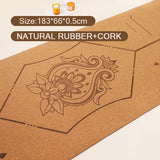 NNEOBA High Elastic Natural Rubber Yoga Mat
