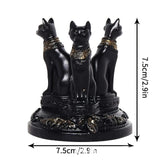 NNEOBA Egyptian Cat Figurine Divination Prop