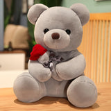 NNEOBA Cute Rose Bear Plush Toy