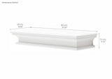 NNENVS Floating Wall Shelf, Long