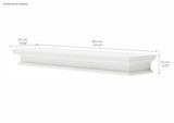 NNENVS Floating Wall Shelf, Extra Long